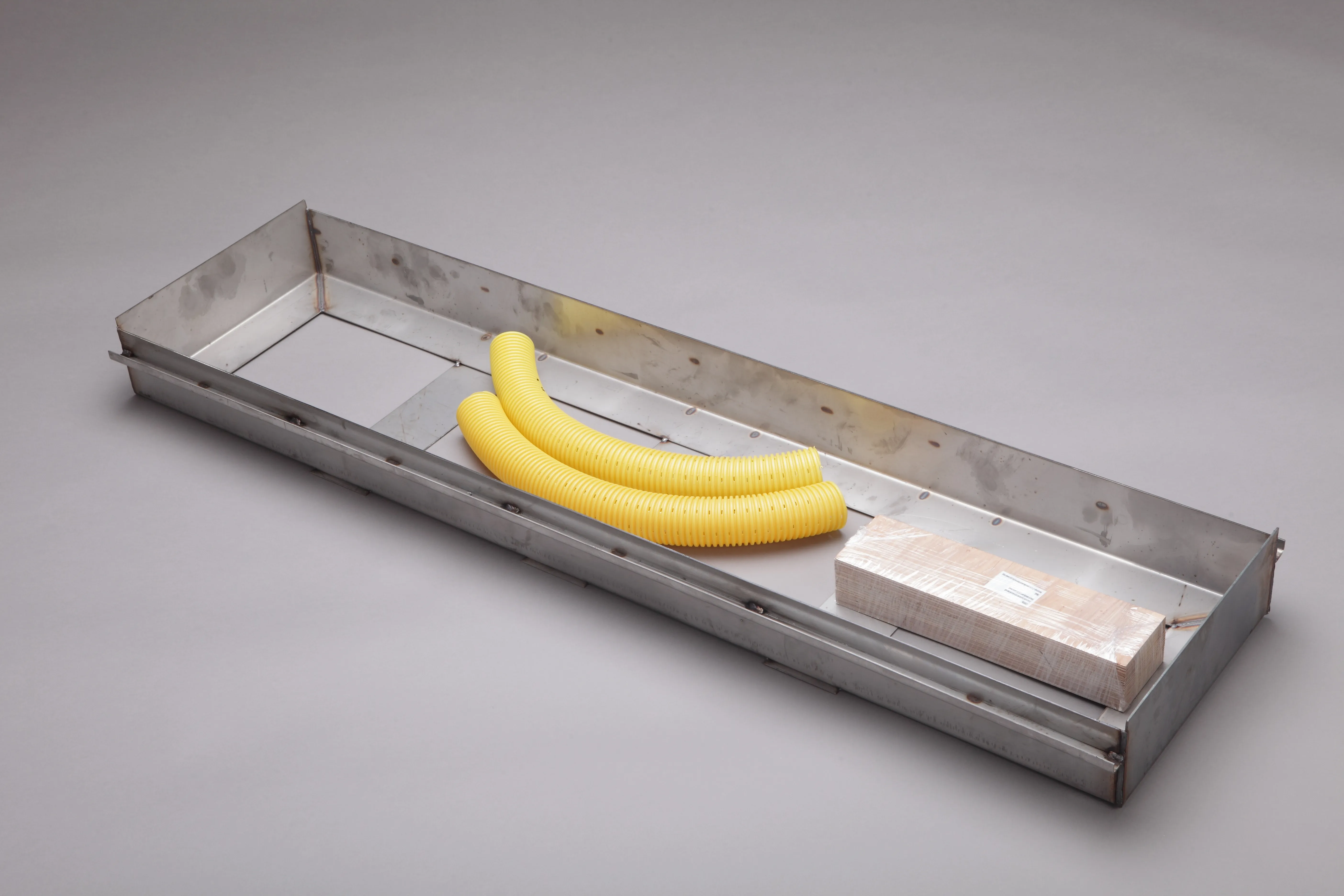 Polanik Stainless Steel Foundation Tray for Take-Off Boards - 122 x 30 x 10 cm