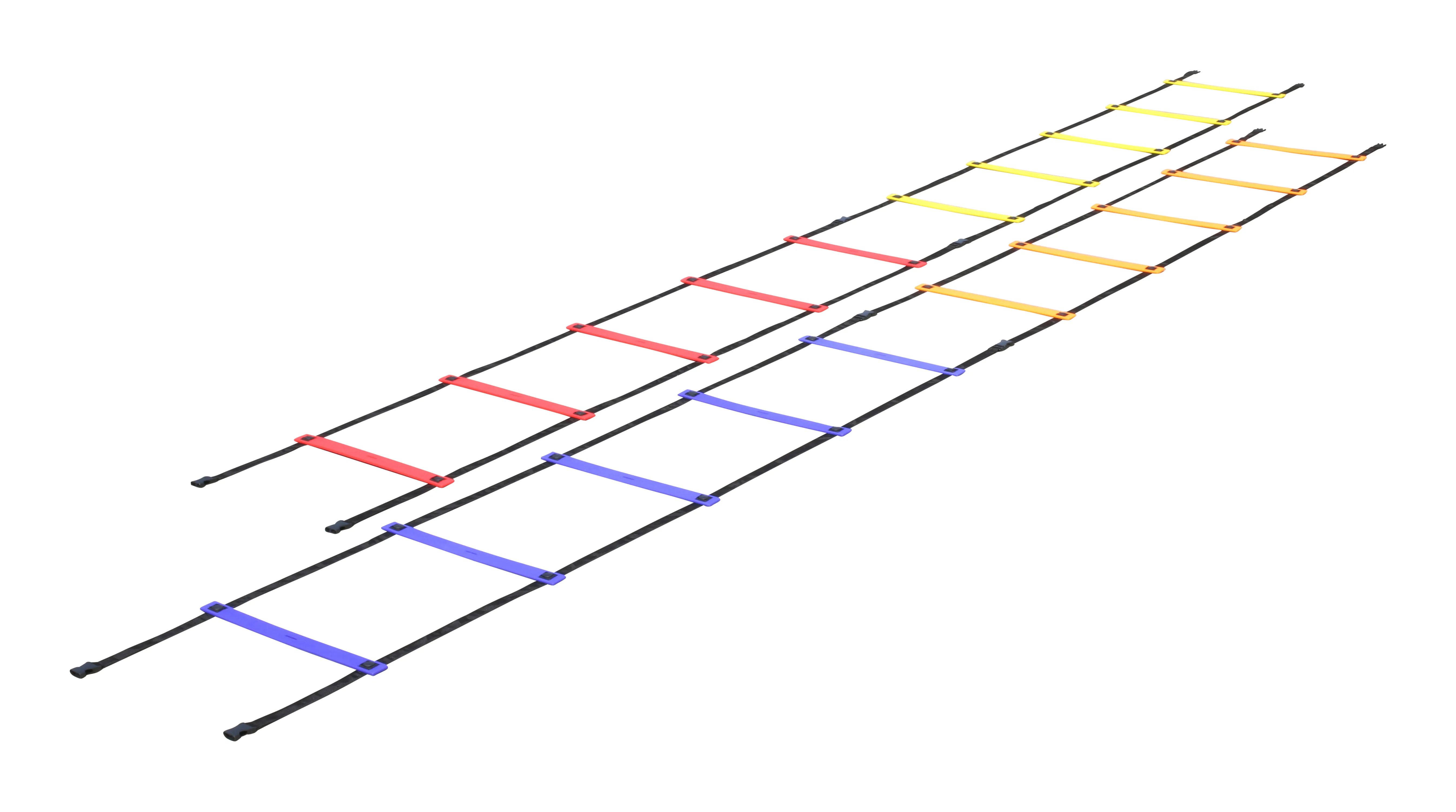 Four Agility Ladders