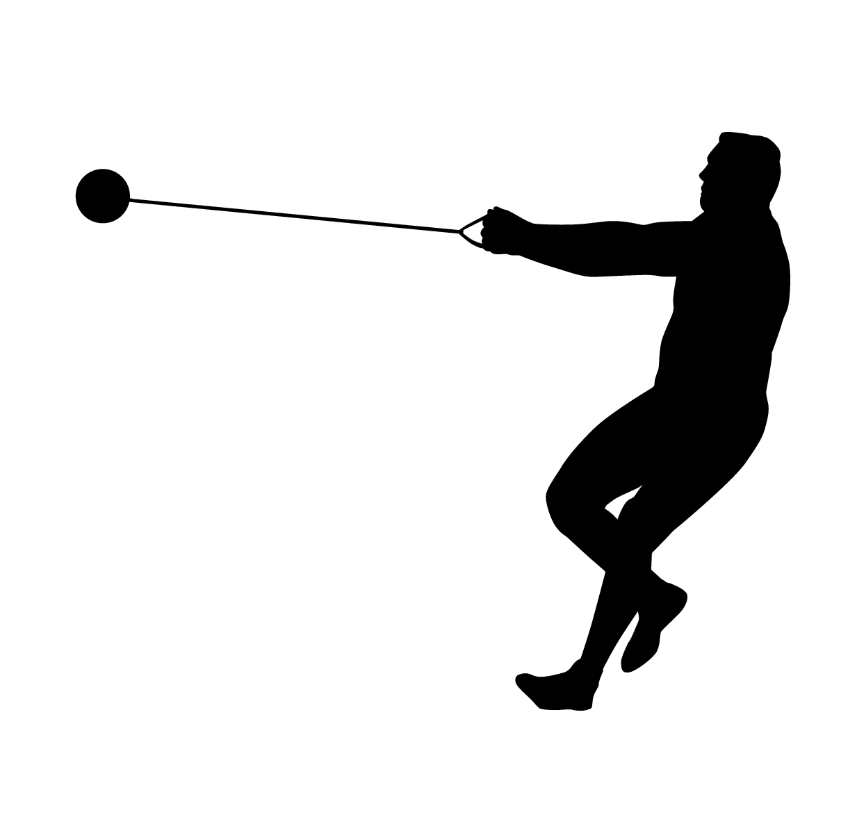 Icon of a female athlete throwing a hammer