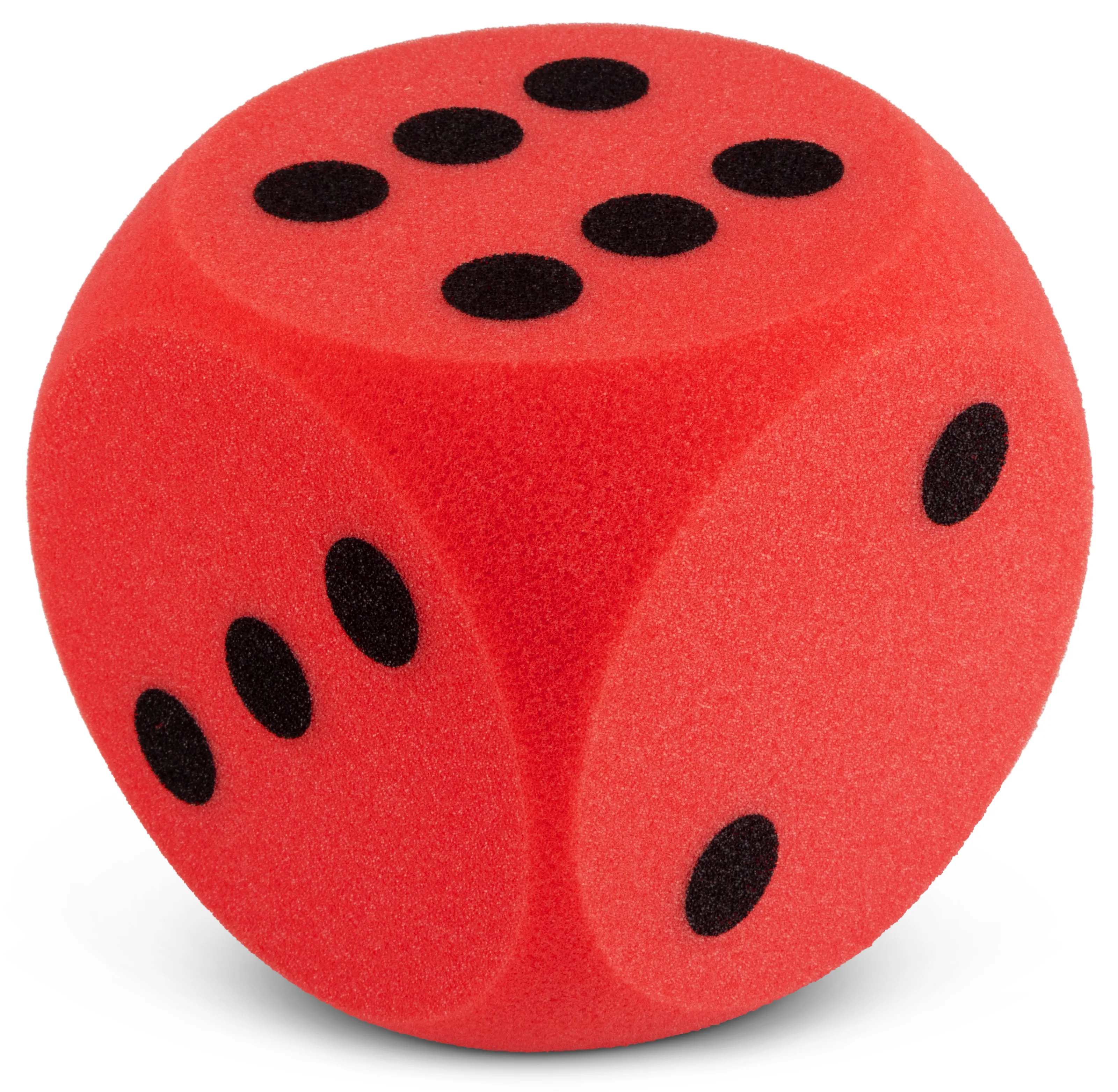 Volley® foam dice with black dots