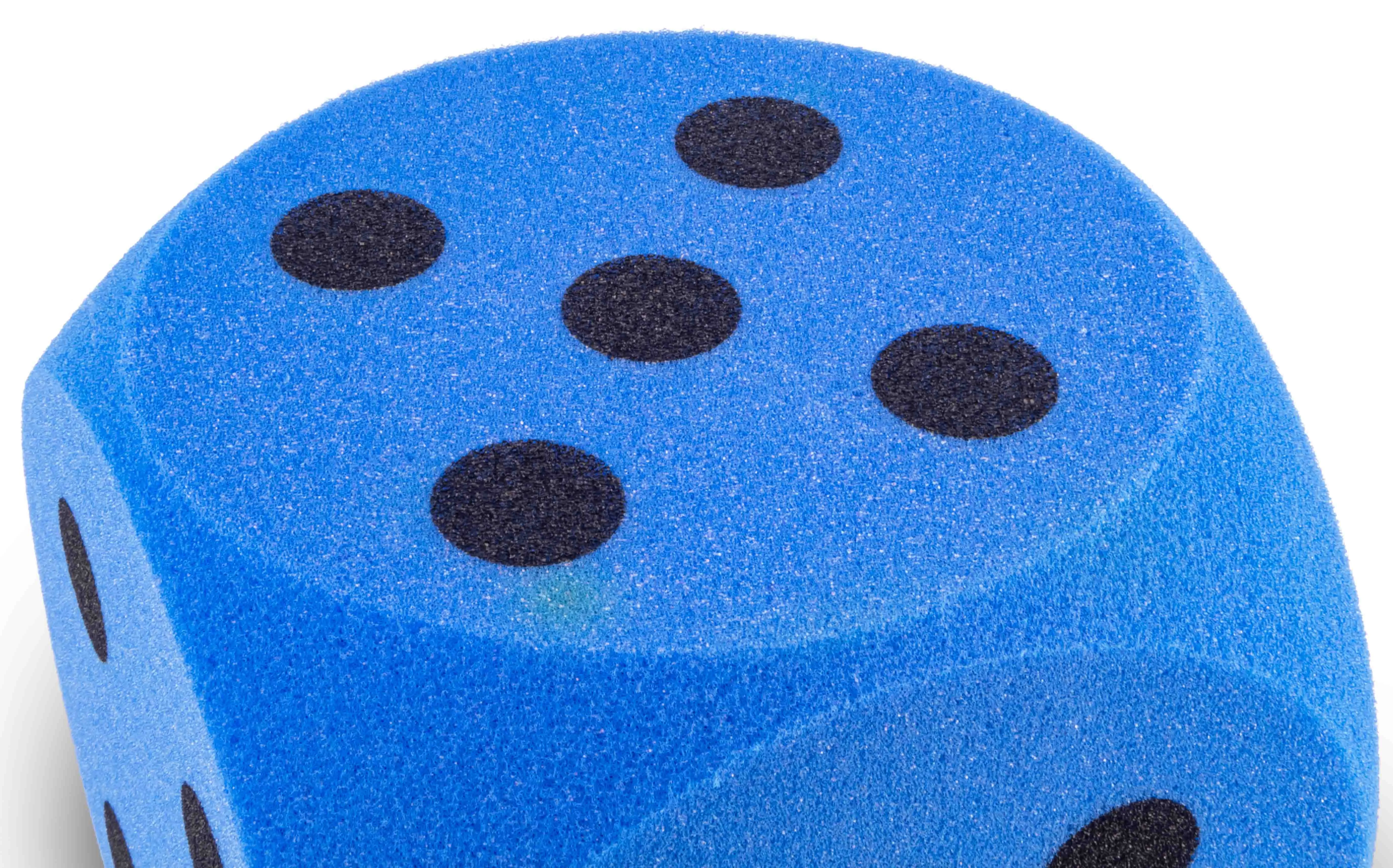 Volley® foam dice with black dots
