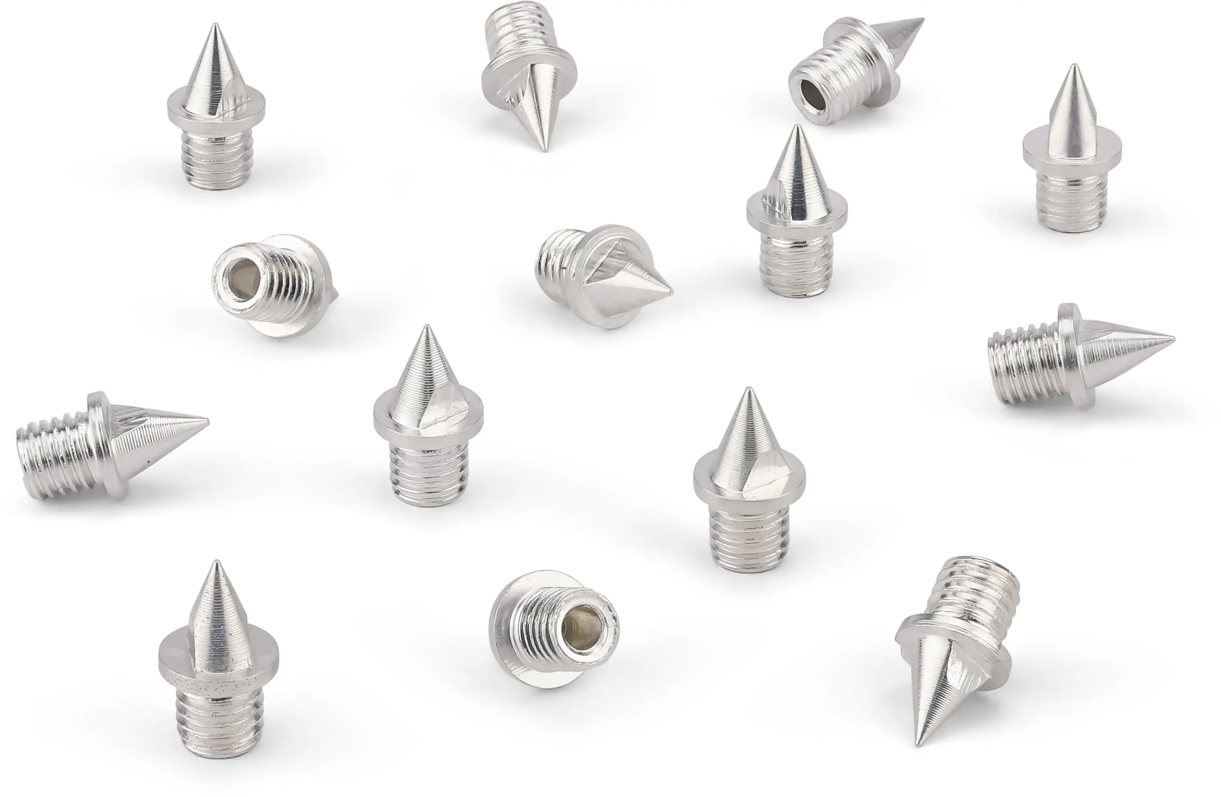 Aluminum spikes - ultra-lightweight - pyramid - 6 mm