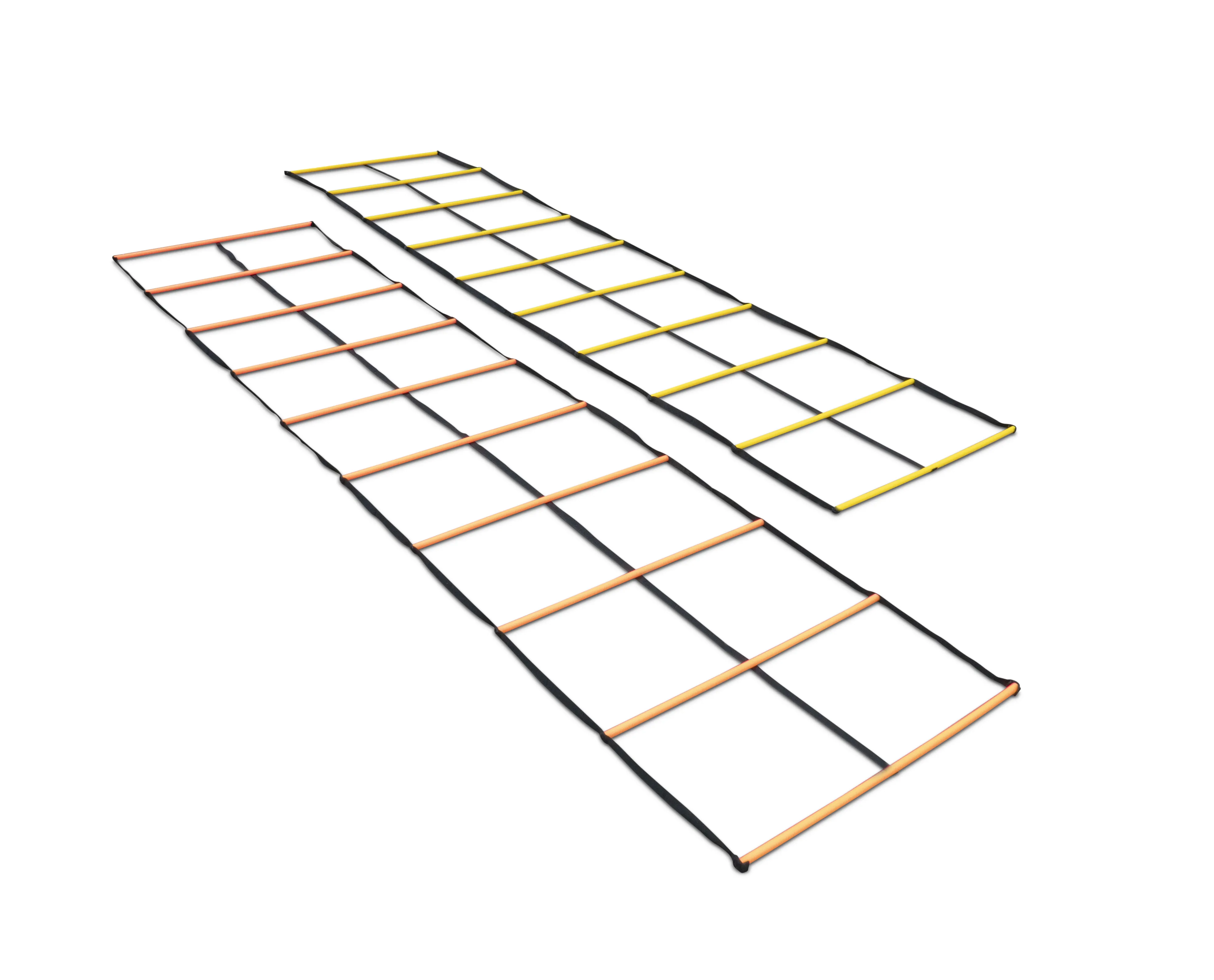 Rounded Pole Double Agility Ladder - 4 m