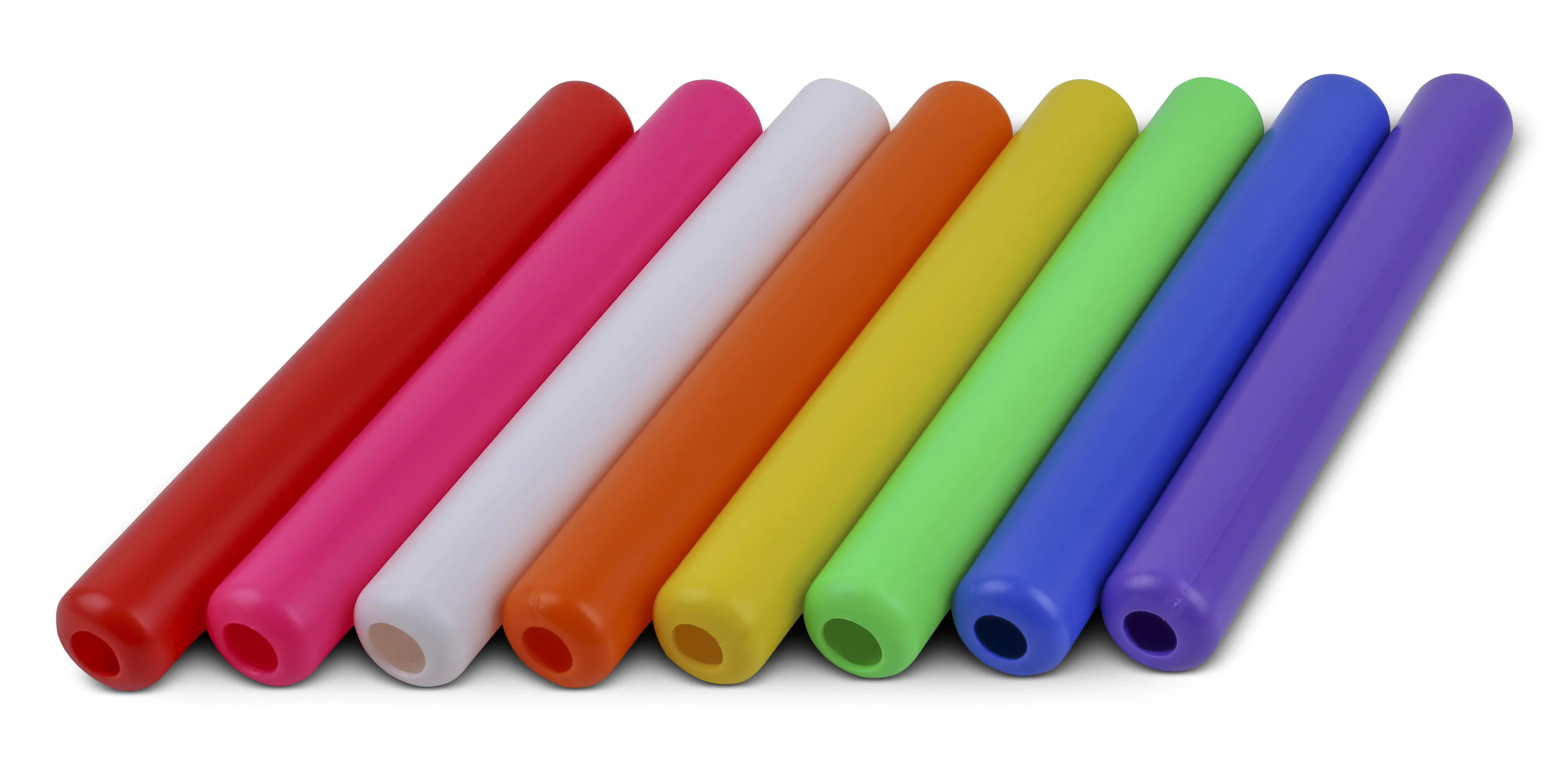 Vinex Senior Plastic Relay Batons - Set of 8