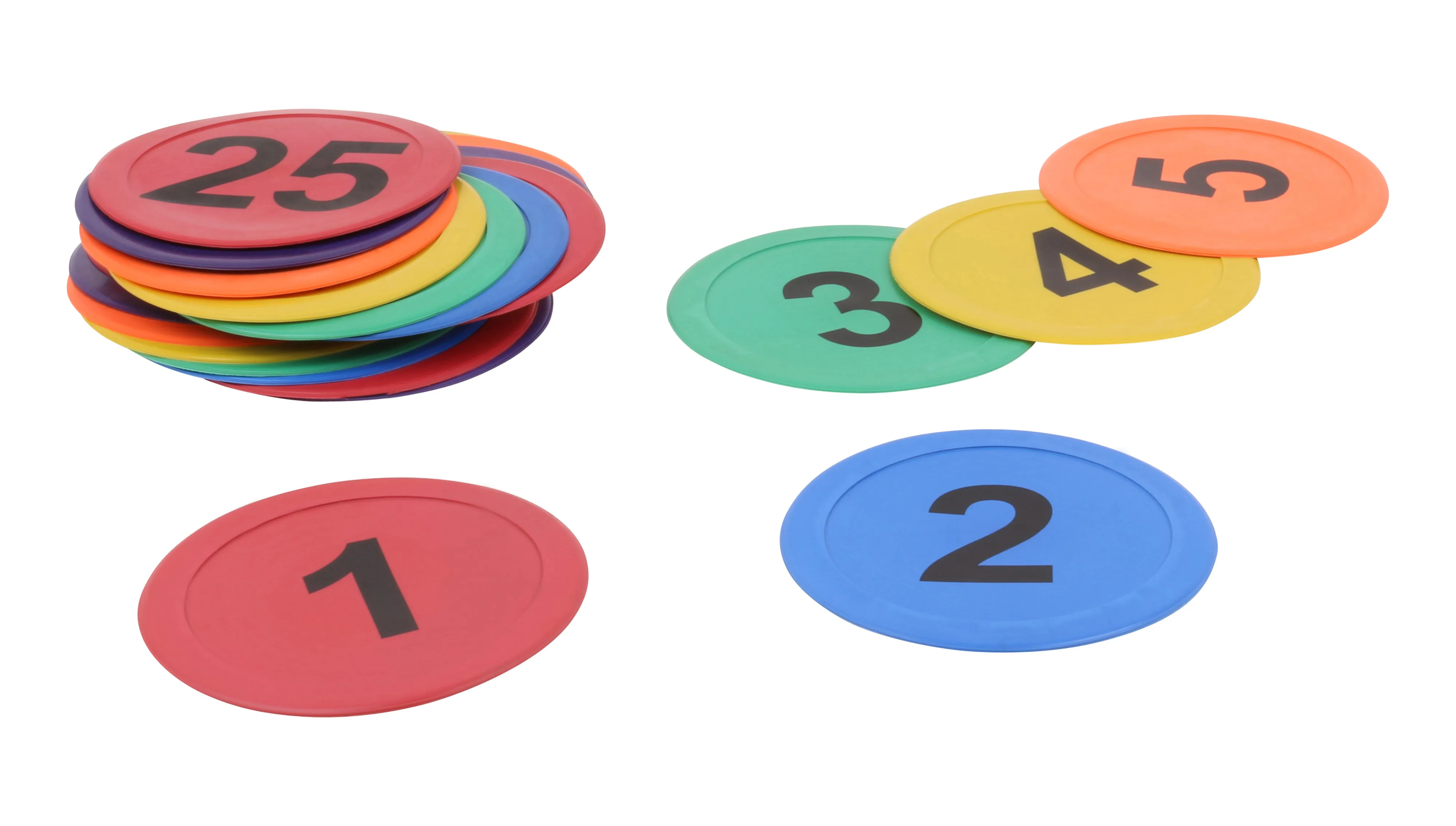 Round Numbered Floor Markings