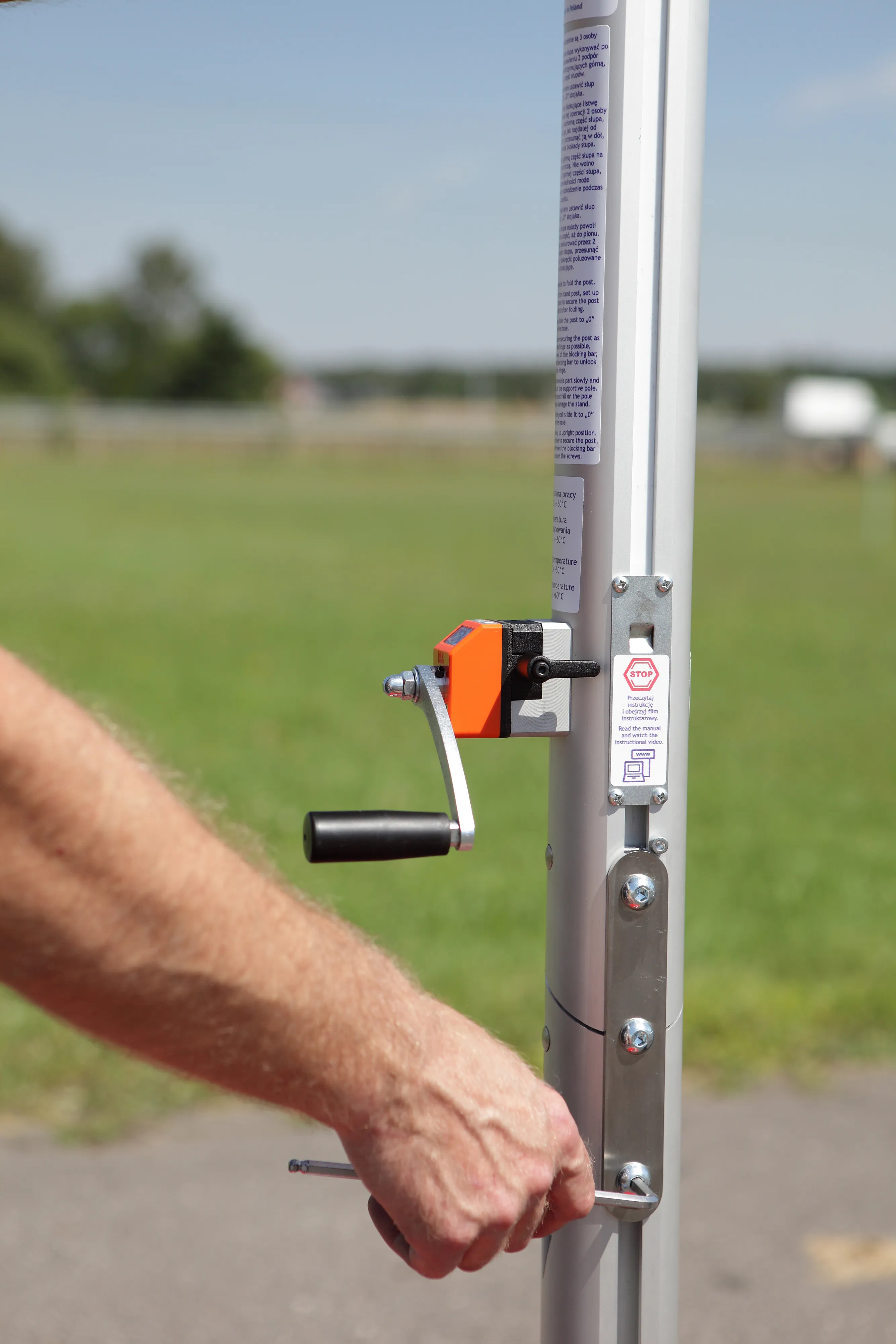 Polanik STT17-63F Foldable Competition Pole Vaulting Standards