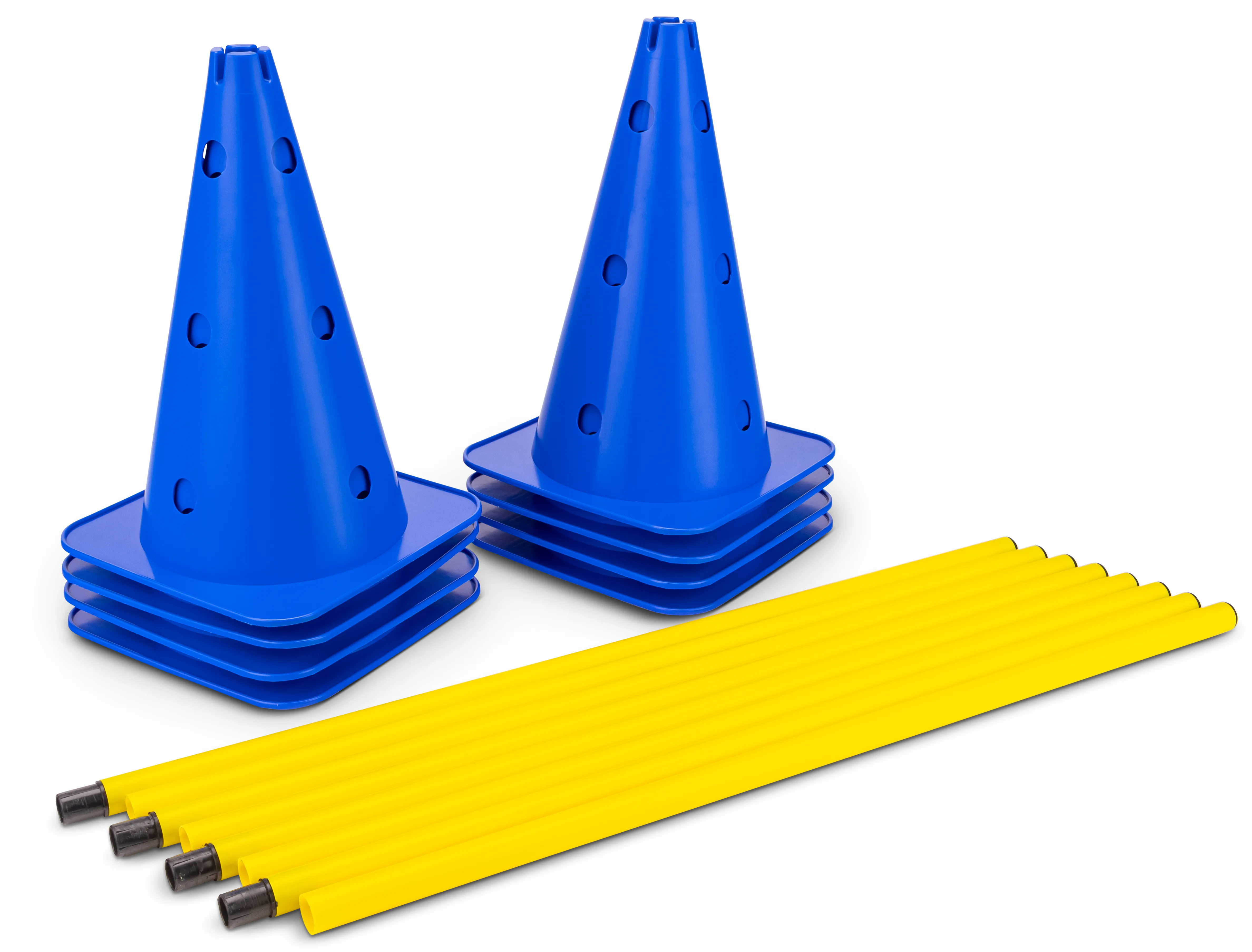 HAEST 38 cm plug-in hurdle set for agility training