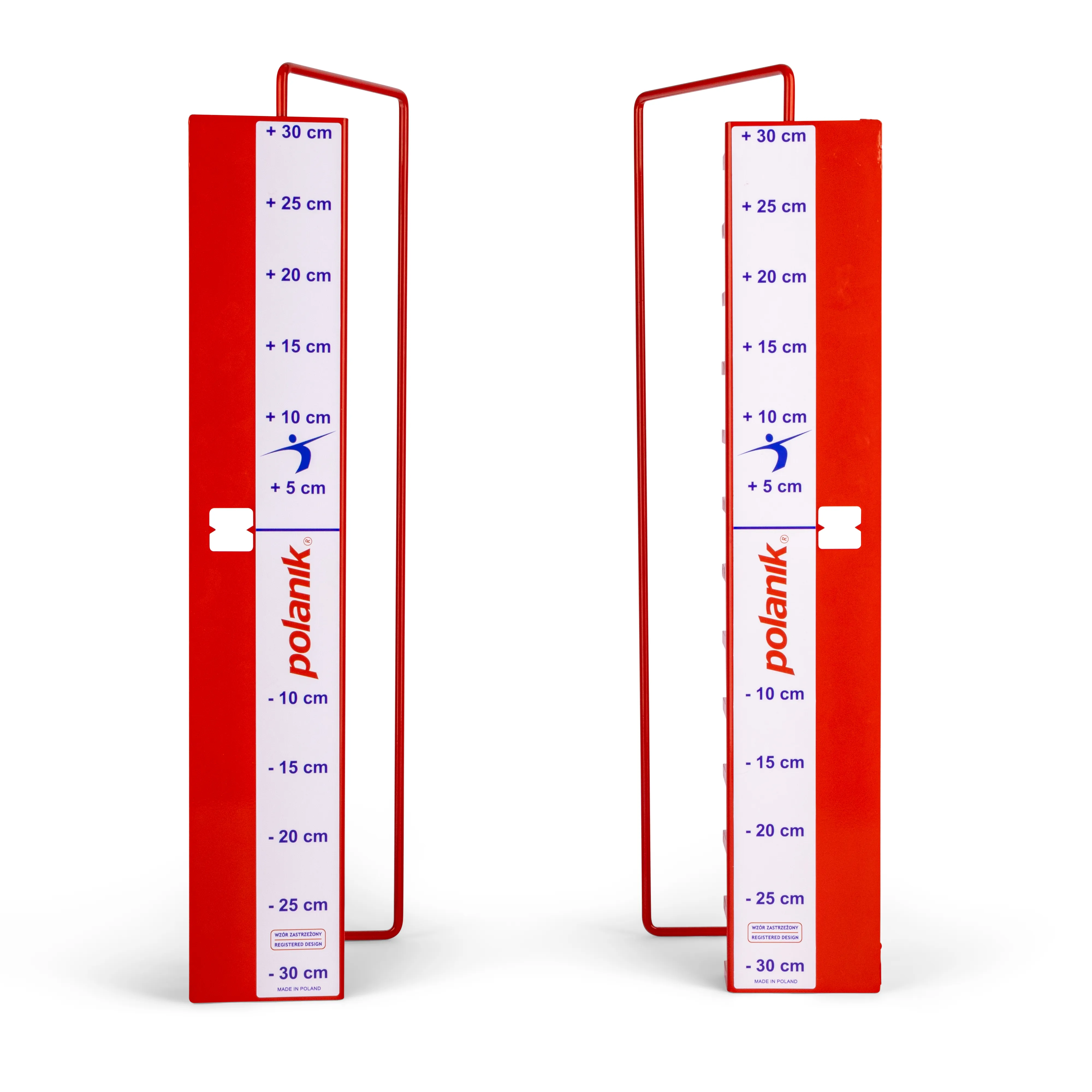 Polanik Crossbar Multi-Brackets with Bar Deflectors for High Jump Stands