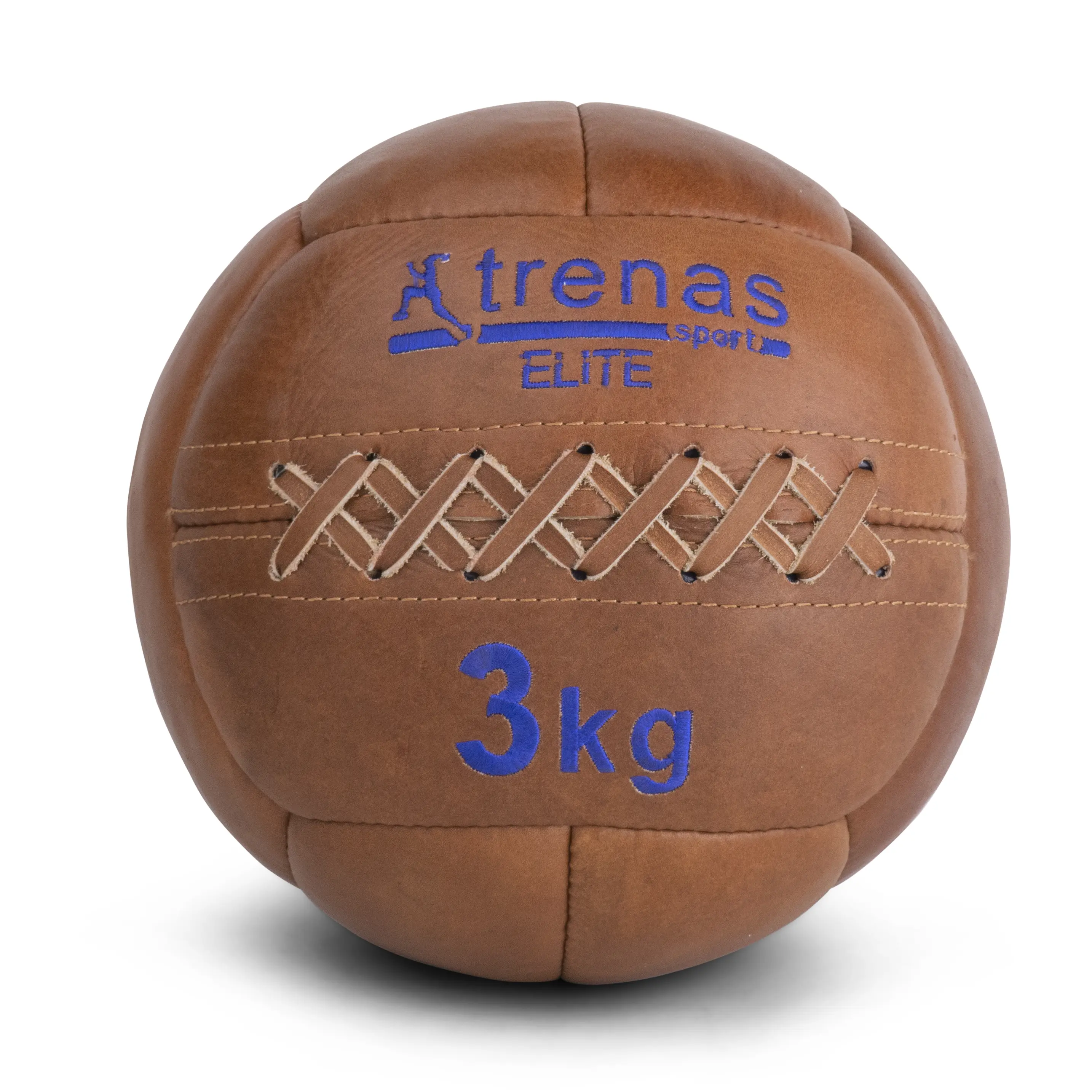 trenas Elite Leather Medicine Ball