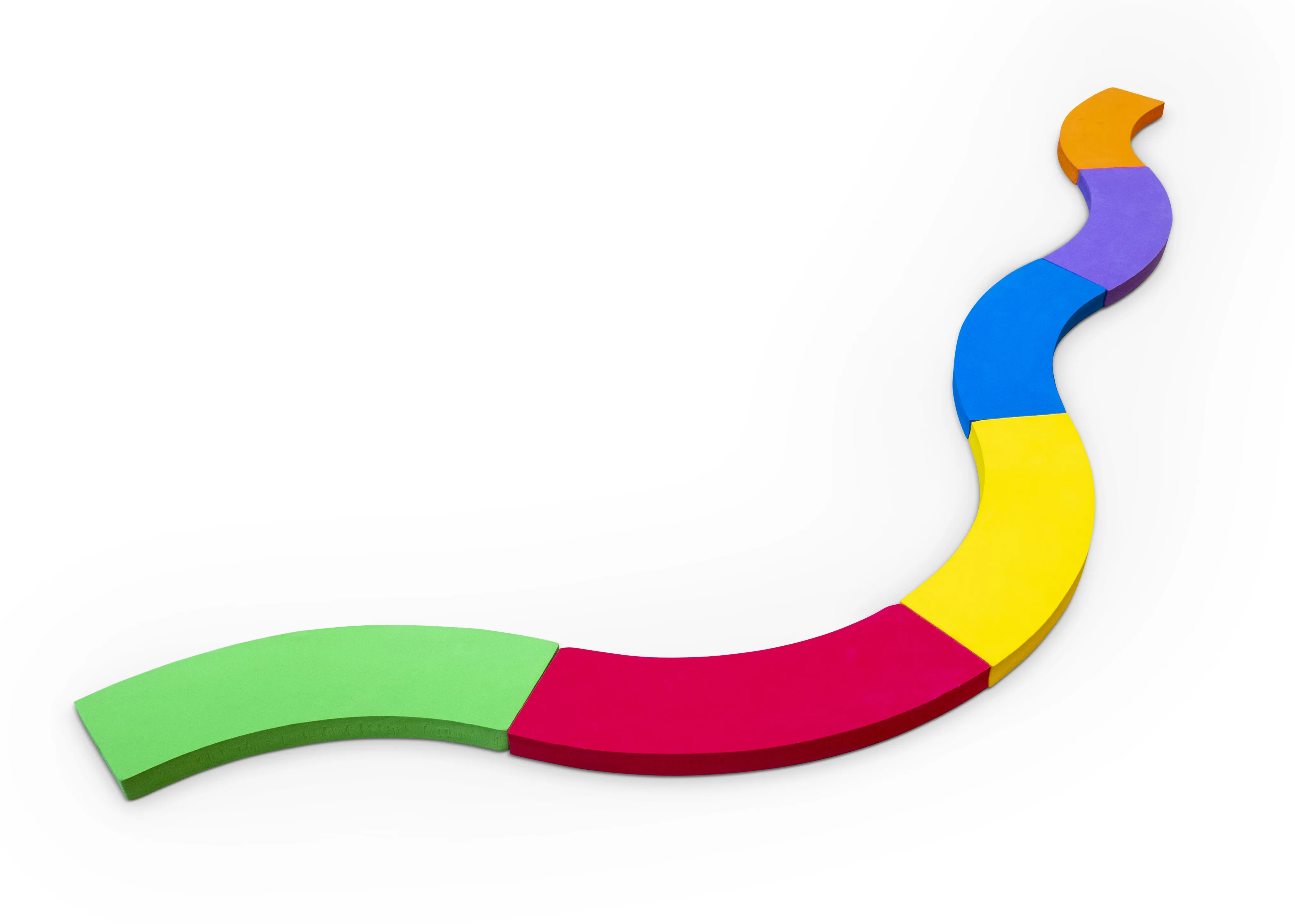 Curved Interlocking Balance Path