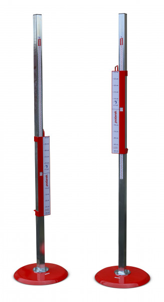 Polanik Pair of STW18-04 Multi-Bracketed Training High Jump Stands with Safety Bars