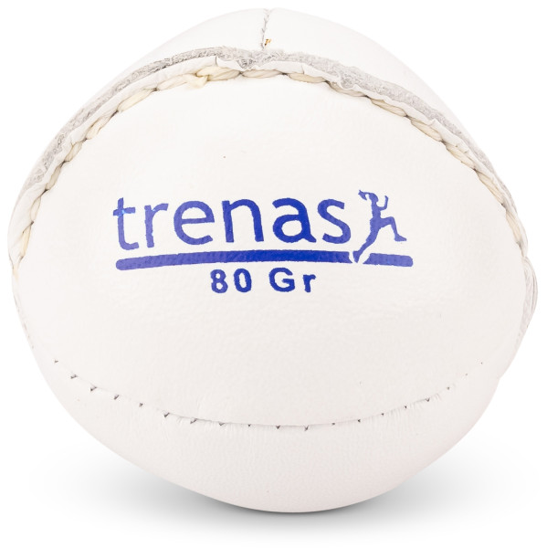 trenas Leather Throwing Ball - 80 g - White