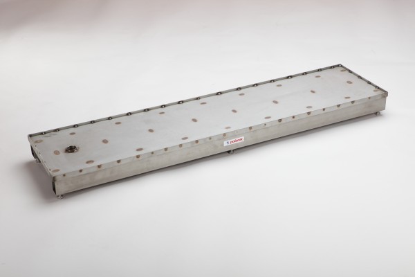Polanik Stainless Steel Blanking Cover - 122 x 30 x 10 cm - Primed for Track Surface Layer