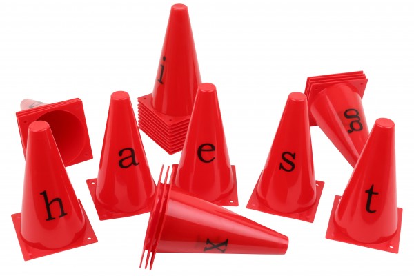 Alphabetised Cones from A to Z - 23 cm